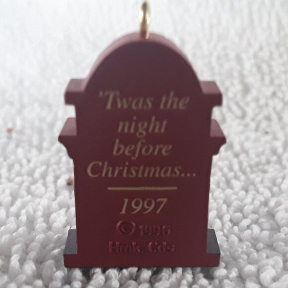 Hallmark Miniature Ornament- Ready for Santa, 1997 - Picture 2 of 5